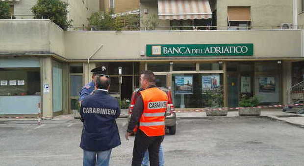 La filiale di Banca dell'Adriatico in via Marco Polo ad Osimo