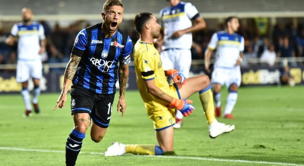 Esordio amaro per il Frosinone, l'Atalanta vince 4-0