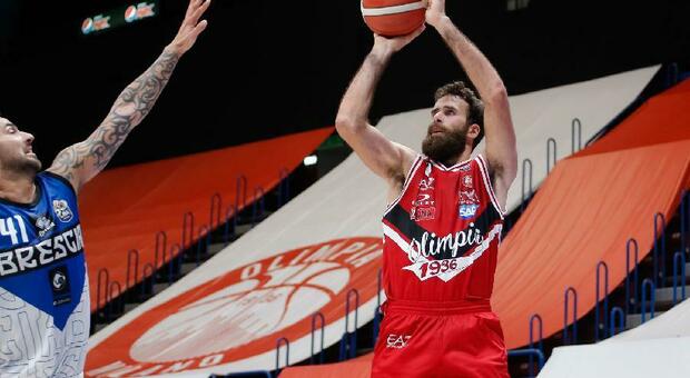 Basket, primo ko stagionale per Milano: 86-75 in Grecia contro l'Olympiacos