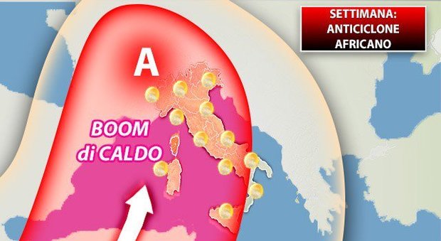 Meteo, settimana con caldo africano fino a 40°C: Roma si "fermerà" a 36°C