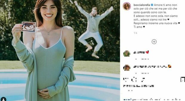 Lorella Boccia incinta del suo primo figlio: «Adesso siamo in tre»