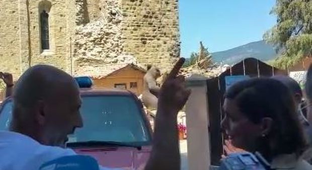Terremoto ad Amatrice, il sindaco Pirozzi al presidente Boldrini: «Così abbiamo affrontato i primi minuti dopo la scossa»
