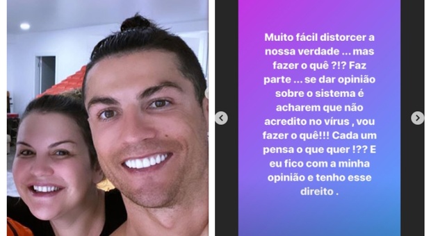 Ronaldo, la sorella negazionista: «Il Covid? Una frode». Poi se la prende con i giornali