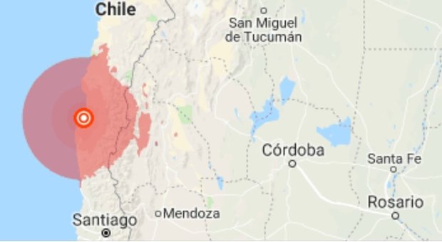 Terremoto di 6.7 in Cile, grande paura ma pochi danni: due morti d'infarto