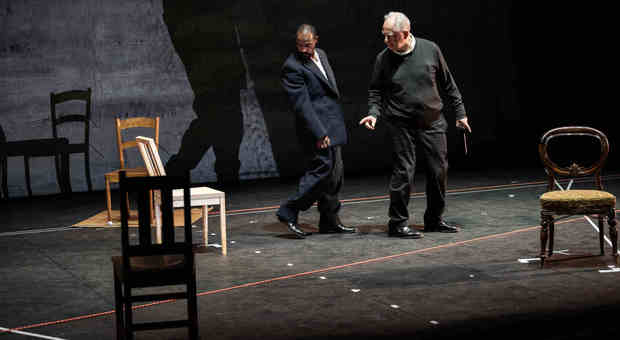 Kentridge durante le prove di Waiting for The Sibyl al Teatro dell'Opera