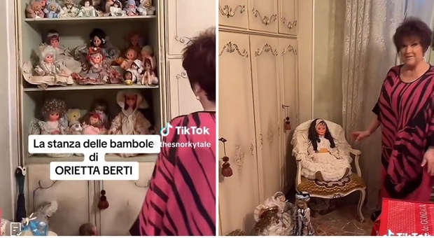 Orietta Berti mostra la sua stanza delle bambole a Fabio Rovazzi: «Sono più di 90, vengono da tutto il mondo», ma lui è terrorizzato