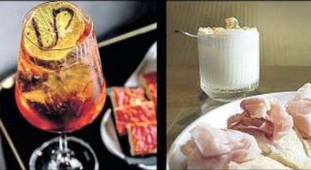 Sopra, i cocktail proposti dal MadeITerraneo di Roma e dal Dry 2 di Milano