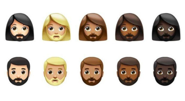 Emoji, 217 nuovi caratteri contro ogni distinzione di genere ed orientamento sessuale. Per la prima volta la donna con la barba