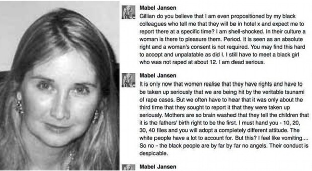 Mabel Jansen, il giudice sudafricano sotto accusa (Twitter)