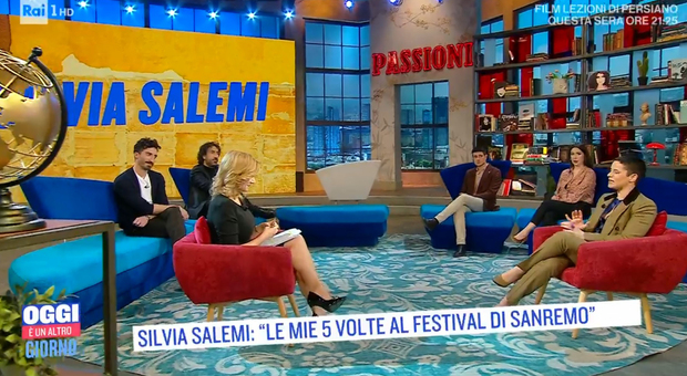 Silvia Salemi ospite del programma “Oggi è un altro giorno” di Serena Bortone su Raiuno