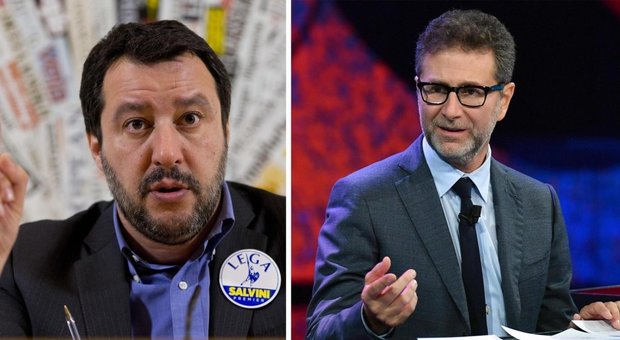 Salvini contro Fazio: non vado ospite da comunisti con il Rolex pagato dagli italiani