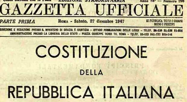 75 anni della Costituzione Italiana