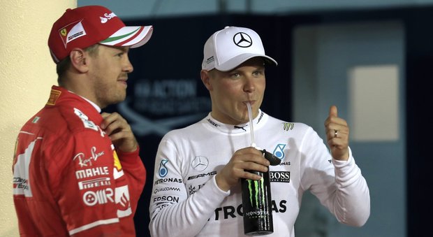 Formula 1, Vettel: «Non mi aspettavo 4 decimi di ritardo». Bottas: «Spero sia prima pole di una lunga serie»