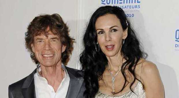 Mick Jagger e L'wren Scott
