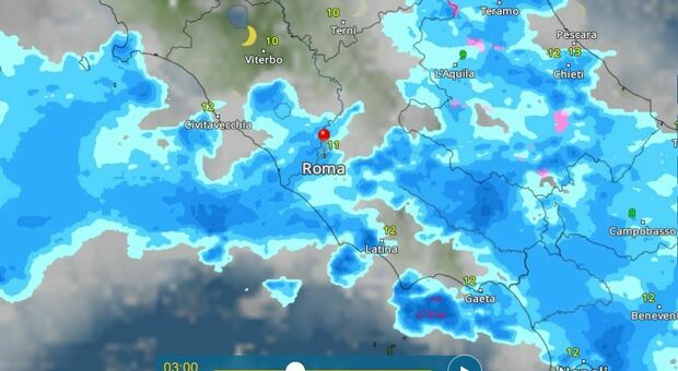Maltempo Roma, ecco quando pioverà nei prossimi giorni: precipitazioni almeno fino a lunedì 4 marzo