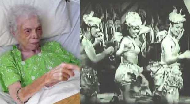 Alice, 102 anni, si rivede per la prima volta quando faceva la ballerina nel 1930