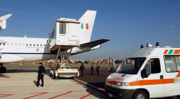 Ambulanza in aeroporto
