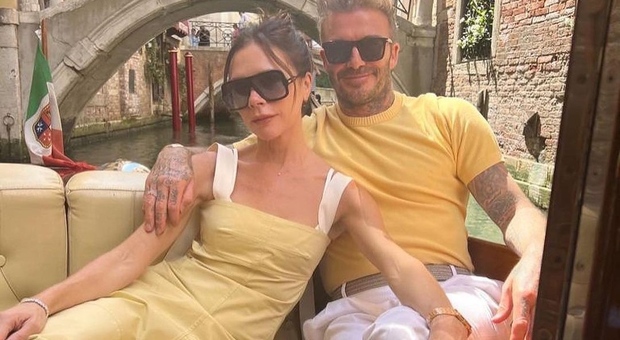 David e Victoria Beckham scelgono Venezia per il loro anniversario