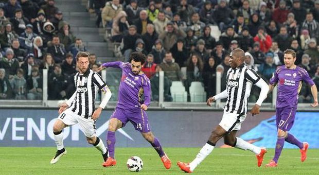 Juventus-Fiorentina 1-2, Vittoria dei viola: al gol di Salah risponde Llorente poi ancora Salah