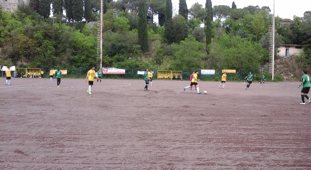 Una fase del match tra La Sabina e Spes Poggio Fidoni