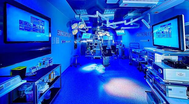 La sala operatoria della clinica Malzoni di Avellino