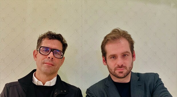 Da sinistra Sebastian Suhl, nuovo ceo Trussardi, e Tomaso Trussardi presidente dell'azienda