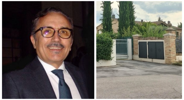 La villa assaltata dalla gang e l'imprenditore Fausto Pigini