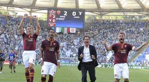 Roma-Lazio, 2-0, un pomeriggio da leader