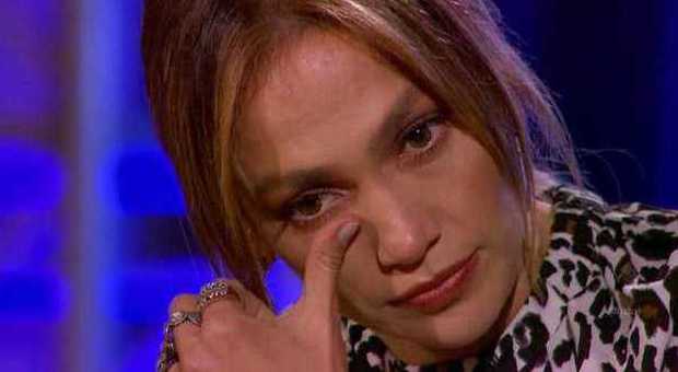 Jennifer Lopez in lacrime ad American Idol