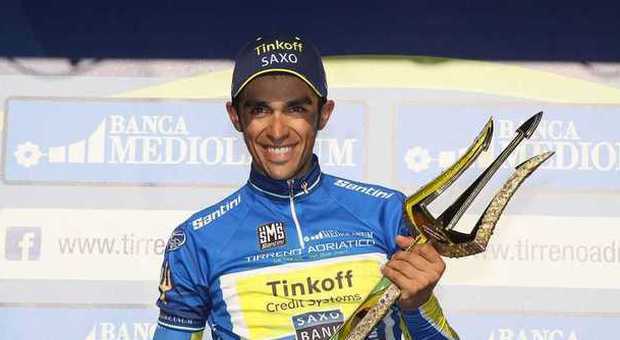 La Tirreno-Adriatico è di Contador l'ultima crono la vince Malori