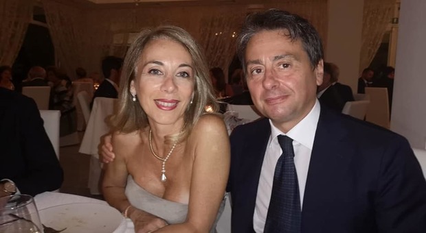 Romana Capaldo con il marito Ugo Grassi