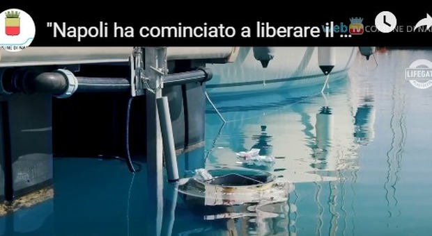 Progetto anti-plastica, a Napoli il mare «liberato»