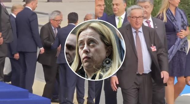 Giorgia Meloni attacca Juncker: «Guardate che ubriacone». Ma la realtà è un'altra