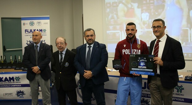 Luca Maresca premiato dalla Fijlkam Campania