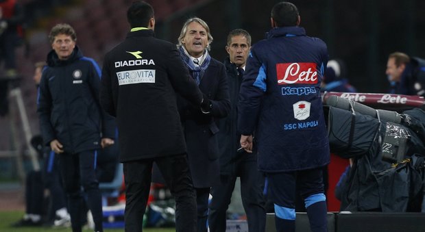 Napoli-Inter. Mancini al veleno: «Sarri razzista, non può stare nel calcio»