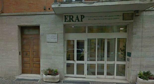 La sede dell’Erap a Pesaro