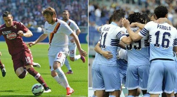 Roma bloccata a Torino 1-1, la Lazio sorpassa in classifica