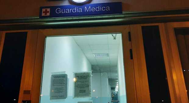 L'ingresso dello studio della guardia medica di Udine