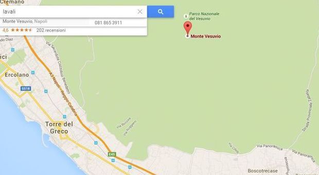 Google Maps, continua la «querelle» Juve-Napoli. Digiti «lavali» e compare il Vesuvio. Ecco perché succede