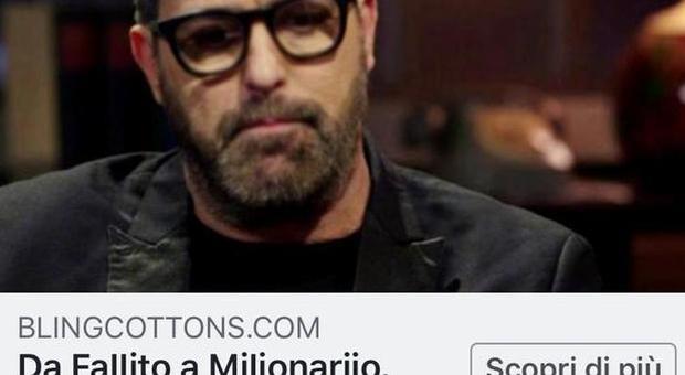 Marco Baldini, Bitcoin fake news: «È diventato milionario». Lui avverte: «Attenti, è truffa»