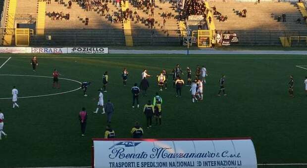 Giugliano-Real Monterotondo 4-0, capitan Poziello fa doppietta