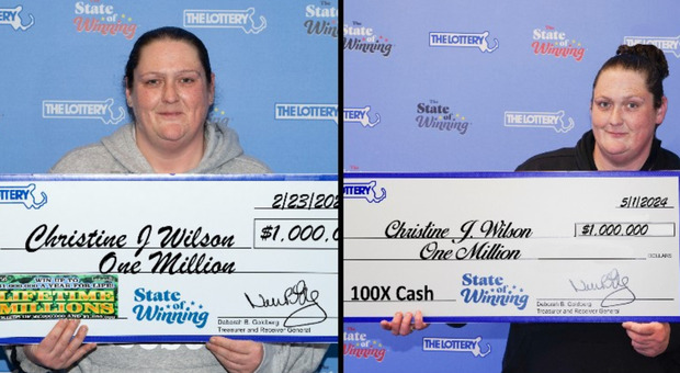 Vince un milione di dollari alla lotteria per due volte in 10 settimane: il record di Christine