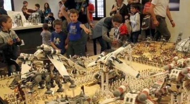 Un milione di mattoncini in mostra: "Guerre Stellari" rifatte con i Lego