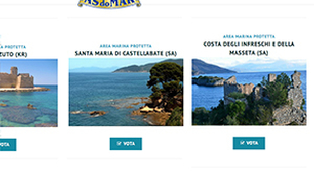 Le aree marine di Camerota e Castellabate partecipano al concorso lanciato da Asdomar: in palio 23 mila euro