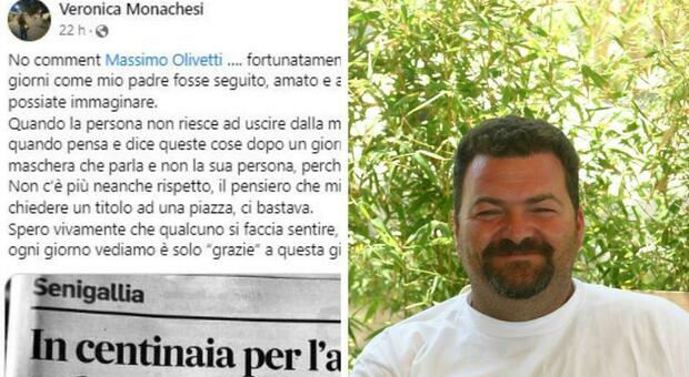 Lo sfogo di Veronica Monachesi: «Sindaco, Senigallia ama papà» (Nella foto Enzo Monachesi morto a 53 anni)