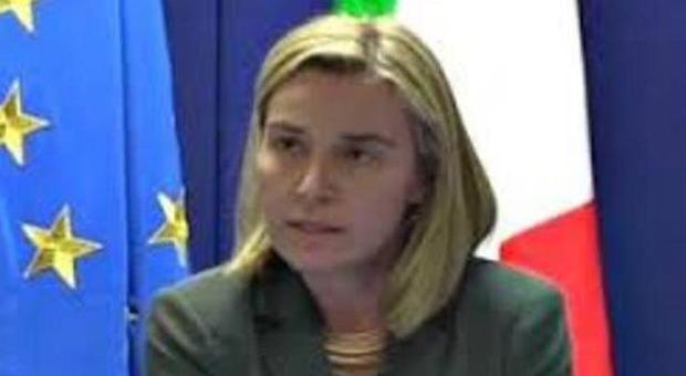Mogherini: «Non c'è soluzione militare possibile alla crisi»