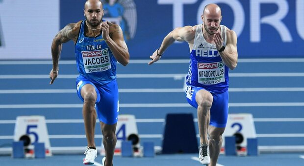 Euroindoor, storico oro con record italiano per Jacobs nei 60 metri: 6"47