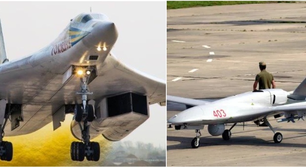 Droni ucraini contro i bombardieri nucleari nelle basi russe: il cambio di strategia Usa che permette i successi di Kiev Video Foto