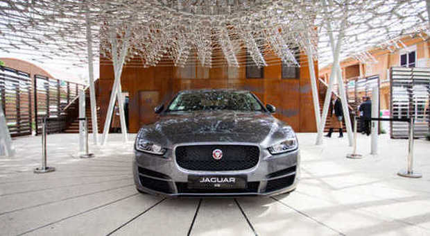 La nuova Jaguar XE nel padiglione del Regno Unito all'Expo di Milano