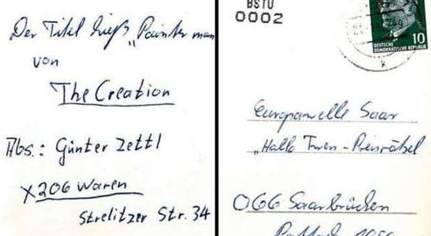 Germania, spedisce una cartolina durante la Guerra Fredda: il destinatario la riceve 44 anni dopo